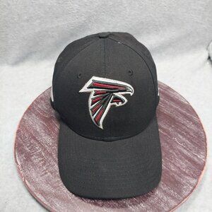New Era Atlanta Falcons Black Adjustable Cap